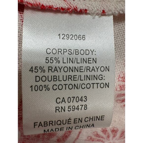 NWT Viral Calypso st Barth Shell Coral Red White Maxi Sun Dress Rio Size M - Picture 7 of 7